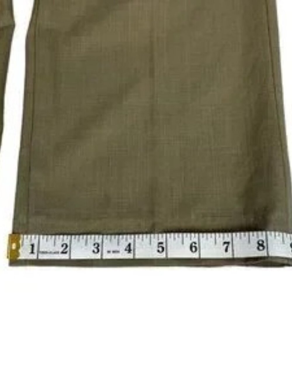 Light Green Straight Chino Pants Men's - Picture 6 of 7